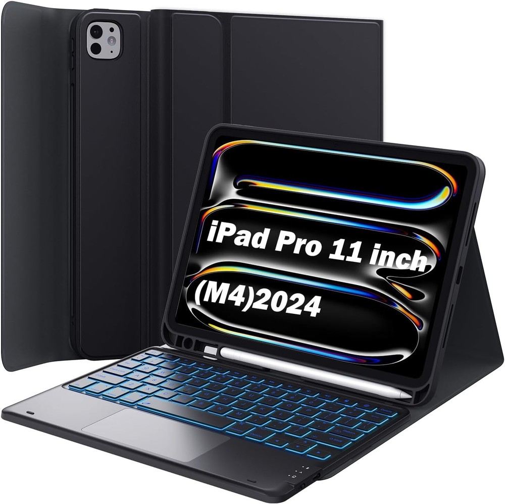 GreenLaw iPad Pro 11 Inch Case for 2024 M4 Model in Black-image