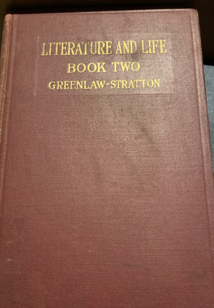Literary and life Book Two-1931 H/C-Greenlawn- Stratton-image