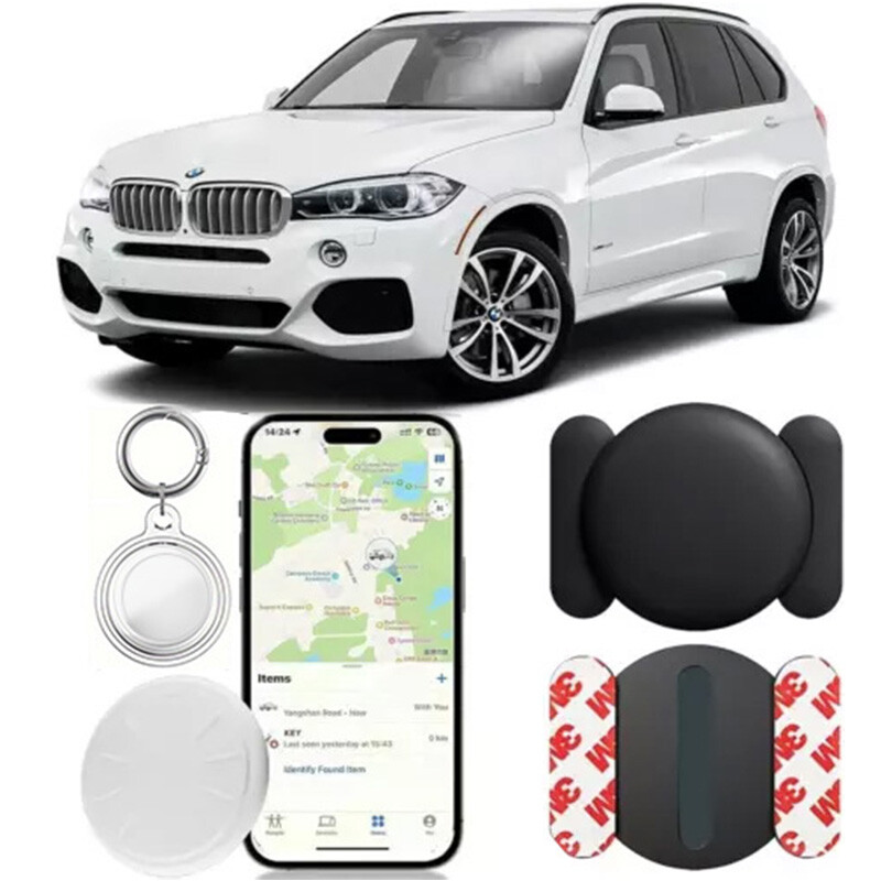 Compact HMTAG Mini GPS Tracker for Vehicles - 1PCS Hidden Car Tracking Device-image